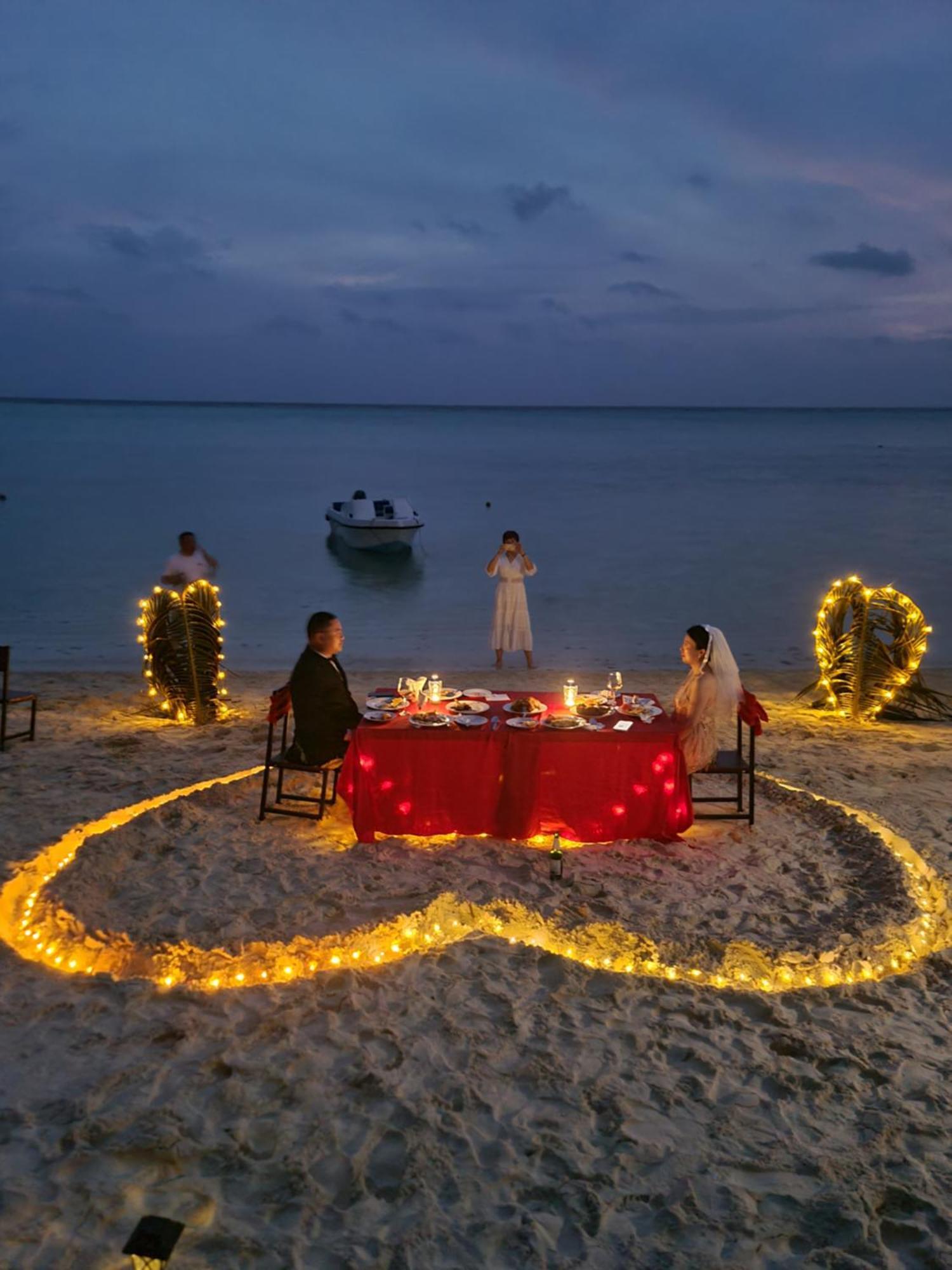 Hotel Aqua Oasis Thoddoo-Atoll Exterior foto