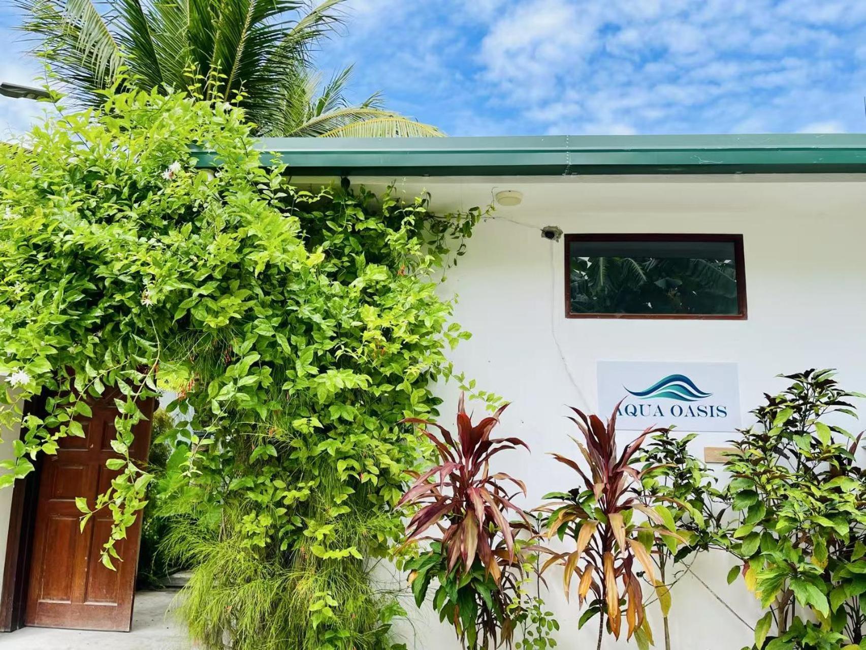 Hotel Aqua Oasis Thoddoo-Atoll Exterior foto